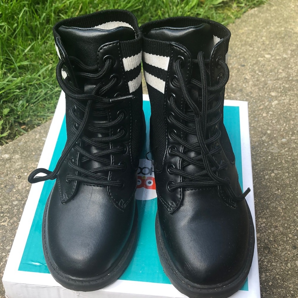 Hoo Dara Lace Toddler girl Combat Boot